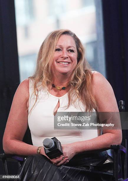 Abigail Disney attends AOL BUILD Presents: "The Armor Of Light" at AOL Studios In New York on October 29, 2015 in New York City.