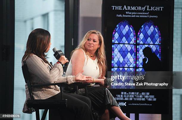 Abigail Disney attends AOL BUILD Presents: "The Armor Of Light" at AOL Studios In New York on October 29, 2015 in New York City.