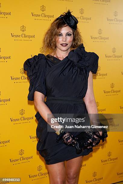 Raquel Rodriguez attends 'Veuve Clicquot Yelloween Party' at Bodevill Theater on October 29, 2015 in Madrid, Spain.