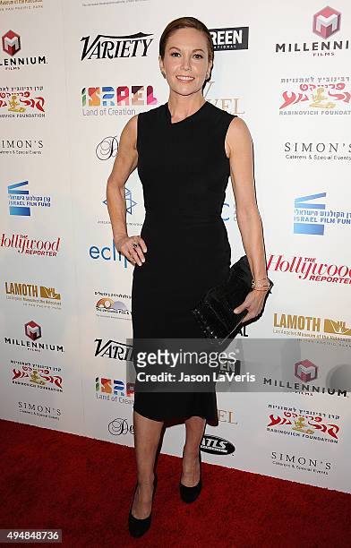 Actress Diane Lane attends the 29th Israel Film Festival opening night gala at Saban Theatre on October 28, 2015 in Beverly Hills, California.
