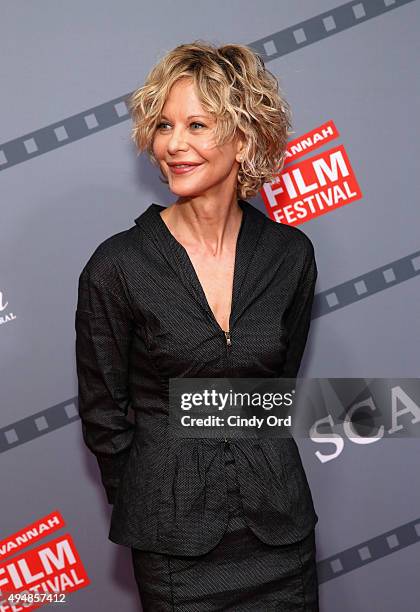 Actress, director Meg Ryan attends her Lifetime Award Presentation and "Ithaca" screening during 18th Annual Savannah Film Festival Presented by SCAD...