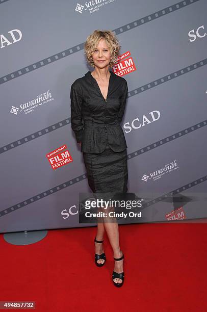 Actress, director Meg Ryan attends her Lifetime Award Presentation and "Ithaca" screening during 18th Annual Savannah Film Festival Presented by SCAD...