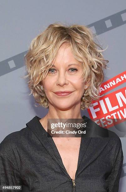 Actress, director Meg Ryan attends her Lifetime Award Presentation and "Ithaca" screening during 18th Annual Savannah Film Festival Presented by SCAD...