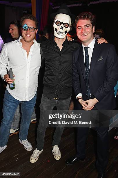 Harry Clarke, Tara Ferry and James Rae attend The Unicef UK Halloween Ball, raising vital funds to support Unicef's life-saving work for Syrian...