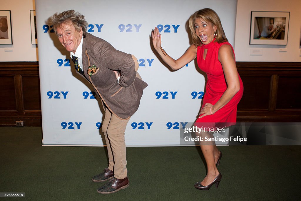 92nd Street Y Presents: Rod Stewart In Conversation With Hoda Kotb