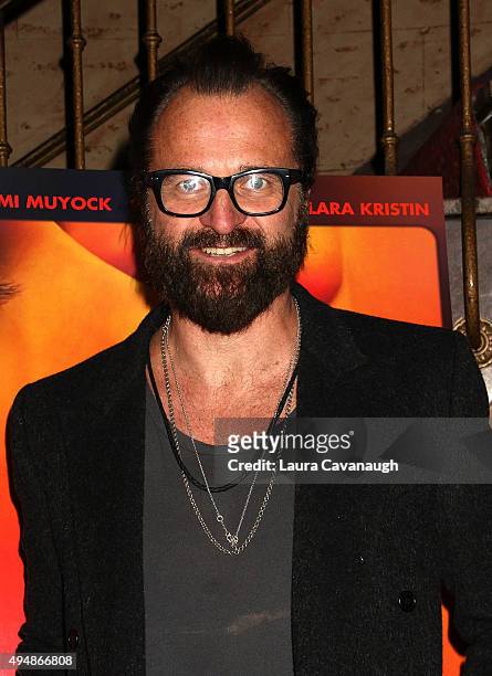 Johan Lindeberg attends the "Love" New York City Premiere at Village East Cinema on October 29, 2015 in New York City.