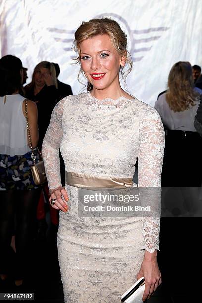 Eva Habermann attends the premiere of the new MINI Clubman on October 29, 2015 in Munich, Germany.