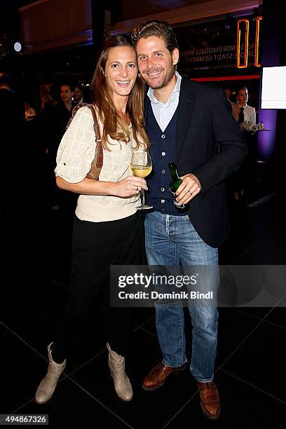 Philip Greffenius and his wife Evelyn Greffenius attend the premiere of the new MINI Clubman on October 29, 2015 in Munich, Germany.