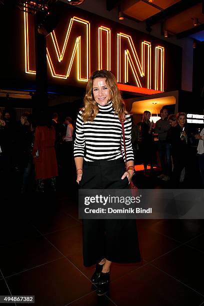 Alexandra Neldel attends the premiere of the new MINI Clubman on October 29, 2015 in Munich, Germany.