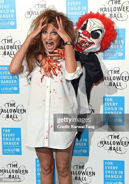 Jemima Khan attends the UNICEF Halloween Ball at One Mayfair on October 29, 2015 in London, England.