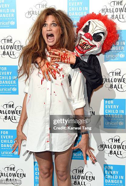 Jemima Khan attends the UNICEF Halloween Ball at One Mayfair on October 29, 2015 in London, England.