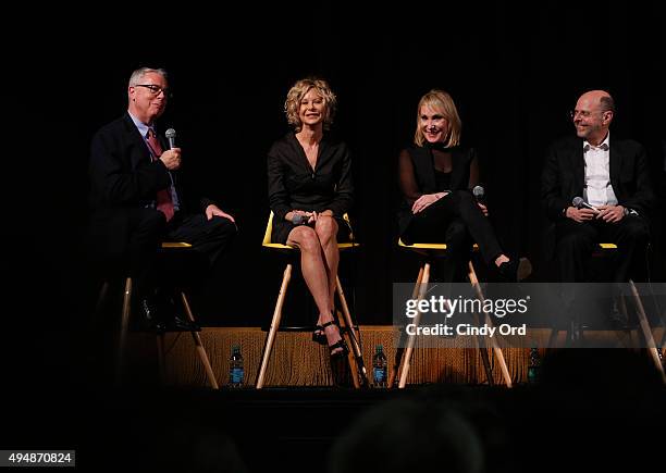 Professor Chris Auer, Actress Meg Ryan and Producer Janet Brenner attend Meg Ryan's Lifetime Award Presentation and "Ithaca" screening during 18th...