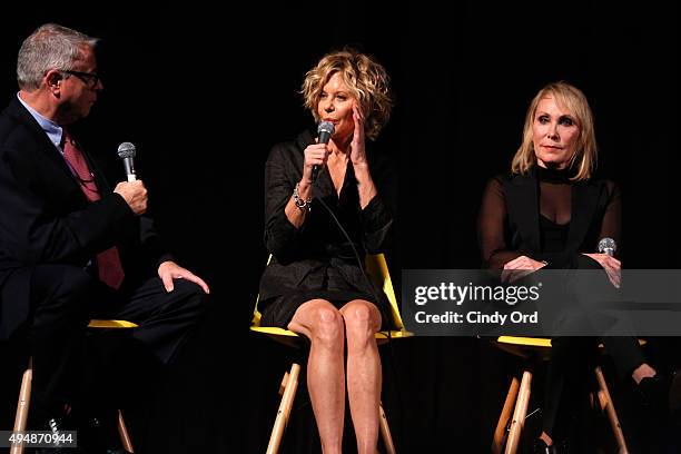 Professor Chris Auer, Actress Meg Ryan and Producer Janet Brenner attend Meg Ryan's Lifetime Award Presentation and "Ithaca" screening during 18th...