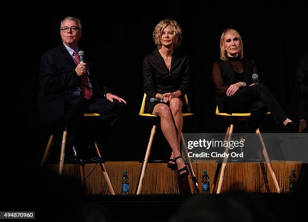 Professor Chris Auer, Actress Meg Ryan and Producer Janet Brenner attend Meg Ryan's Lifetime Award Presentation and "Ithaca" screening during 18th...