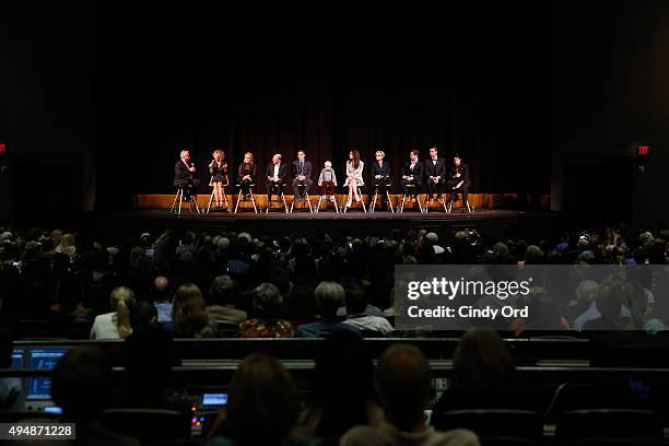 Professor Chris Auer, Actress Meg Ryan, Producer Janet Brenner, Executive Producer Robert Immerman, and Actor Alex Neustaedter, actor Spencer Howell,...