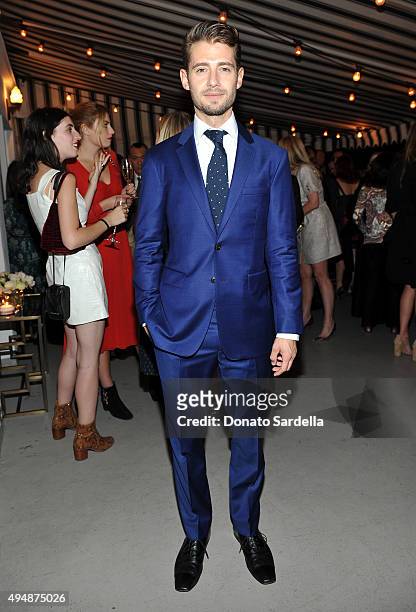 Actor Julian Morris attends James Corden, Vanity Fair And Burberry Celebrate The 2015 British Academy BAFTA Los Angeles Britannia Awards on October...