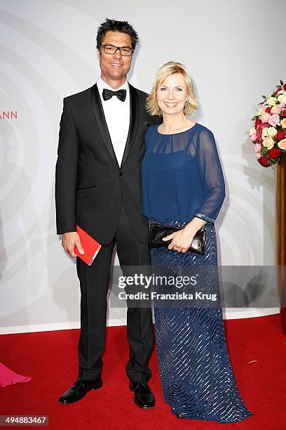 Boris Buettner and Ilka Essmueller attend the Rosenball 2014 on May 31, 2014 in Berlin, Germany.