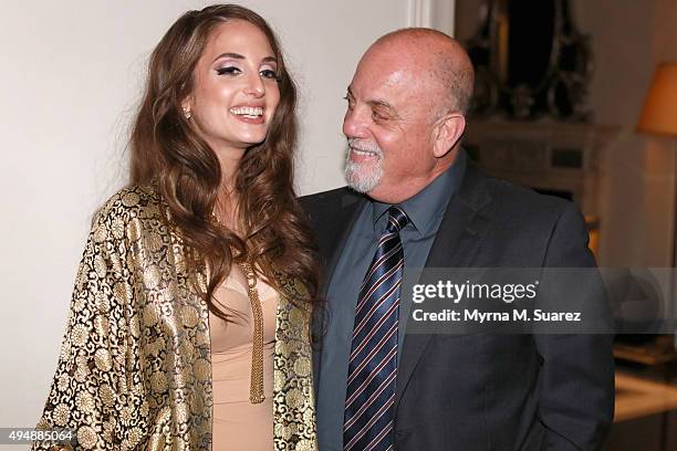 Singer Billy Joel attends his daughter Alex Ray Joel on her sold out performance at Cafe Carlyle on October 29, 2015 in New York City.