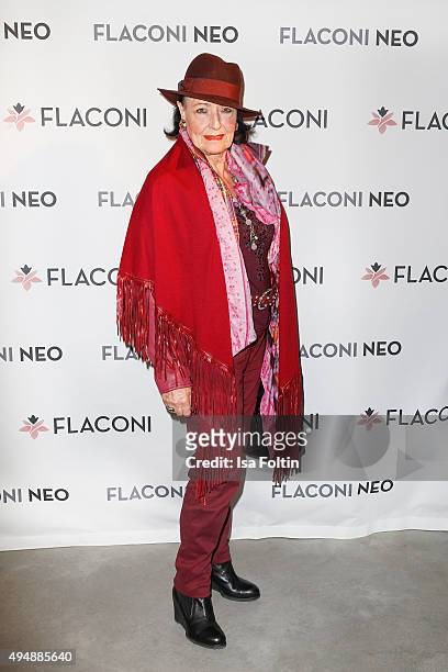 Baerbel Wierichs, mother of Natascha Ochsenknecht attends the Flaconi Neo Salon Opening on October 29, 2015 in Berlin, Germany.