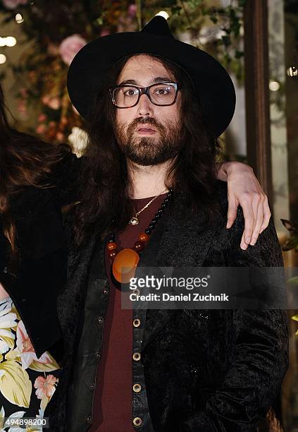 Sean Lennon attends the Club Monaco Flagship Store Anniversary Event at Club Monaco Fifth Avenue on October 29, 2015 in New York City.