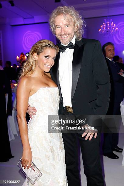 Sylvie Meis and Thomas Gottschalk attend the Rosenball 2014 on May 31, 2014 in Berlin, Germany.
