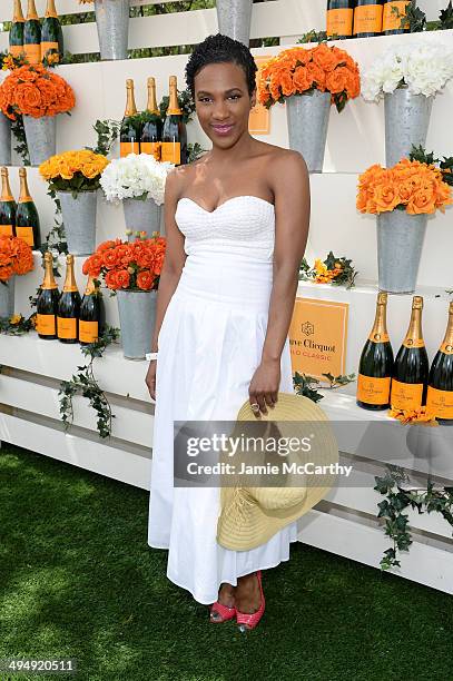 Actress Vicky Jeudy attends the seventh annual Veuve Clicquot Polo Classic in Liberty State Park on May 31, 2014 in Jersey City City.