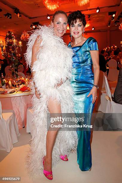 Nadja Michael and Anja Kruse attend the Rosenball 2014 on May 31, 2014 in Berlin, Germany.