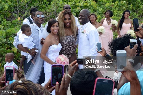Serena Williams crashes a wedding party at the Soho Beach Hotel on... News Photo - Getty Images