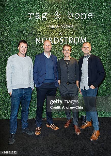 Rag & Bone Fashion Designer Marcus Wainwright, President of Nordstrom Stores Jamie Nordstrom, Rag & Bone Fashion Designer David Neville and Nordstrom...