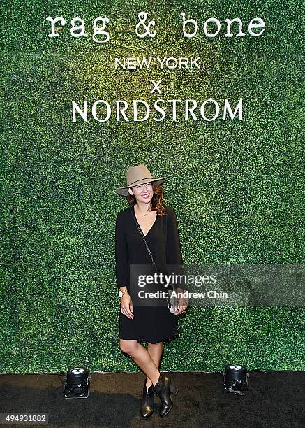 Canadian television personality and interior decorator Jillian Harris attends Rag & Bone Personal Appearance And Cocktail Party at Nordstrom Pacific...