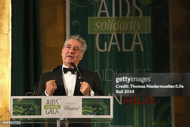 Heinz Fischer attends the AIDS Solidarity Gala 2014 at Hofburg Vienna on May 31, 2014 in Vienna, Austria.