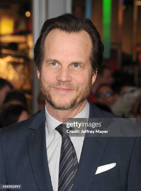 Actor Bill Paxton arrives at the Los Angeles premiere of 'Million Dollar Arm' at the El Capitan Theatre on May 6, 2014 in Hollywood, California.