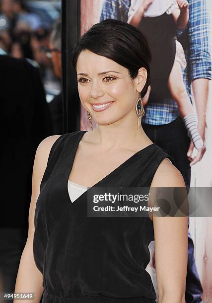 Actress Ali Cobrin arrives at the Los Angeles premiere of 'Neighbors' at Regency Village Theatre on April 28, 2014 in Westwood, California.