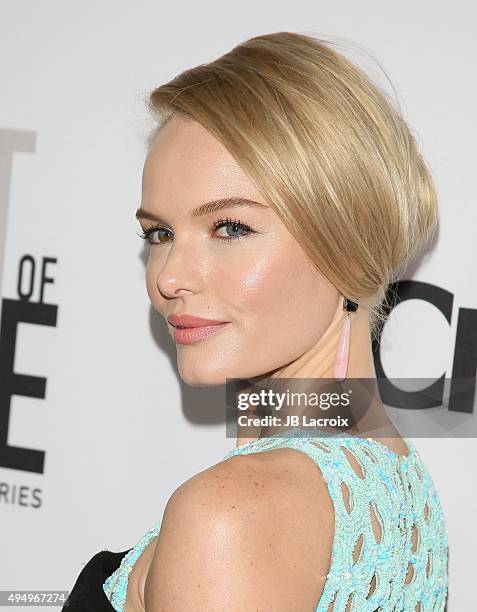 Actress Kate Bosworth attends the premiere of Crackle's 'The Art Of More' at Sony Pictures Studios on October 29, 2015 in Culver City, California.