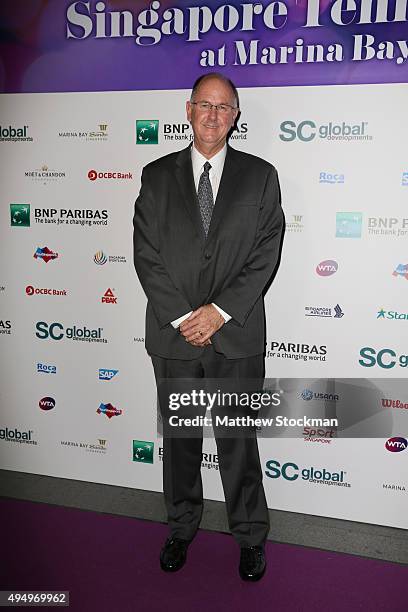 Of the WTA Steve Simon attends Singapore Tennis Evening at Marina Bay Sands on October 30, 2015 in Singapore.