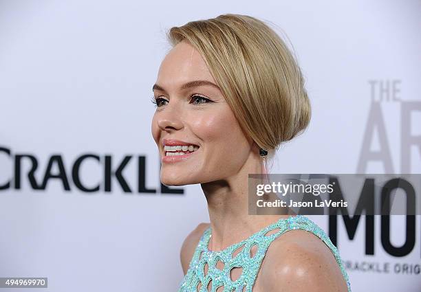 Actress Kate Bosworth attends the premiere of "The Art of More" at Sony Pictures Studios on October 29, 2015 in Culver City, California.