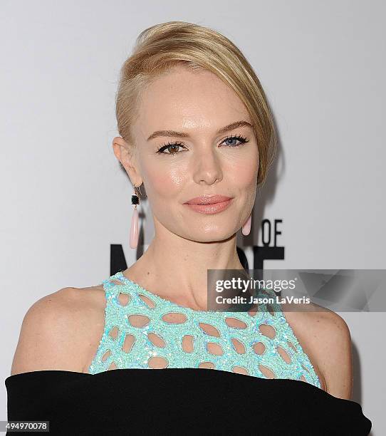 Actress Kate Bosworth attends the premiere of "The Art of More" at Sony Pictures Studios on October 29, 2015 in Culver City, California.