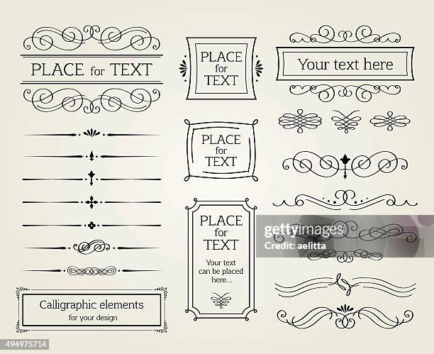 bildbanksillustrationer, clip art samt tecknat material och ikoner med design elements - plaque