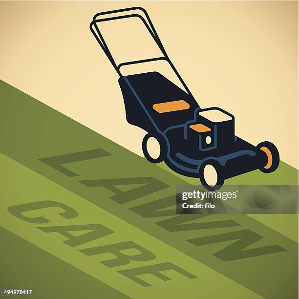 lawn care - lawn care stock illustrations