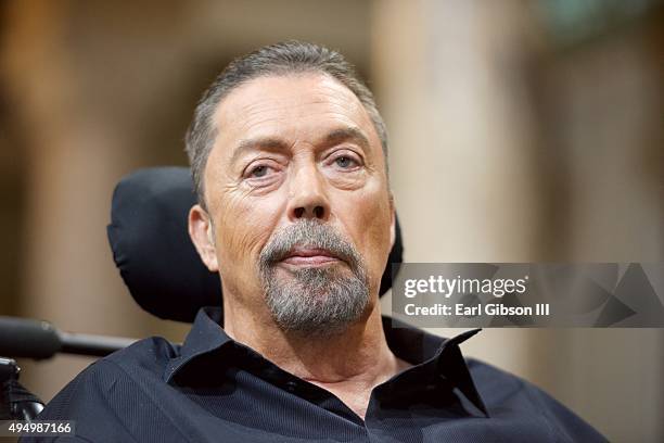Actor Tim Curry attends the 20th Century Fox Home Entertainment Celebrates 40th Anniversary Of "The Rocky Horror Picture Show" at Los Angeles City...