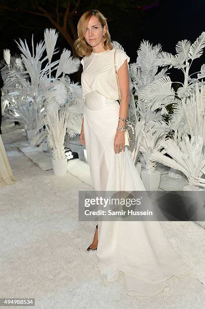 Carolina Neri attends the Gala event during the Vogue Fashion Dubai Experience 2015 at Armani Hotel Dubai on October 30, 2015 in Dubai, United Arab...