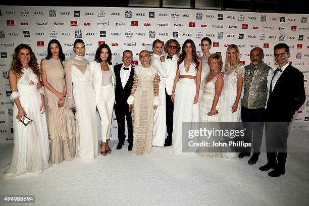 Eugenie Niarchos, Mariacarla Boscono, Malgosia Bela, Carla Bruni, Jonathan Newhouse, Franca Sozzani, Eva Herzigova, Peter Dundas, Bianca Brandolini...