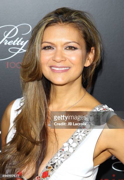Nia Peeples attends the "Pretty Little Liars" Celebrates 100 Episodes held at the W Hollywood Hotel on May 31, 2014 in Hollywood, California.