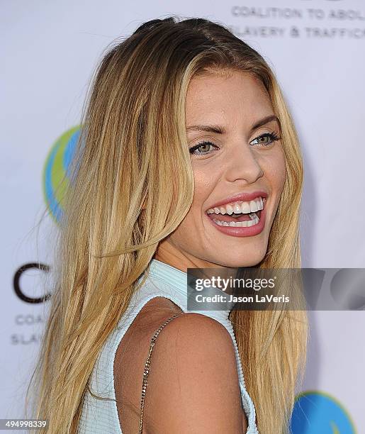 Actress AnnaLynne McCord attends the 16th From Slavery to Freedom gala at Skirball Cultural Center on May 29, 2014 in Los Angeles, California.