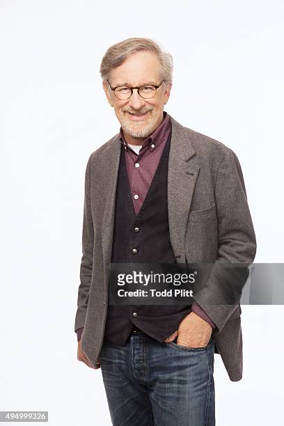 Director Steven Spielberg is photographed for USA Today on September 28, 2015 in New York City.