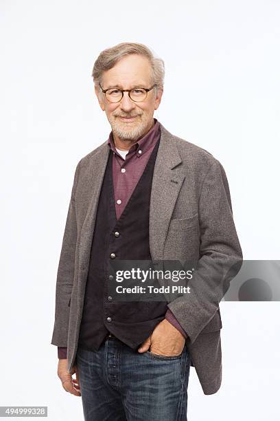 Director Steven Spielberg is photographed for USA Today on September 28, 2015 in New York City.