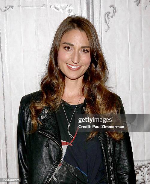 Sara Bareilles attends AOL BUILD Presents: "Sounds Like Me: My Life In Song" at AOL Studios In New York on October 30, 2015 in New York City.