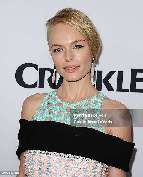 Actress Kate Bosworth attends the premiere of "The Art of More" at Sony Pictures Studios on October 29, 2015 in Culver City, California.