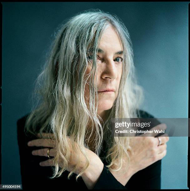 Author and singer Patti Smith is photographed for The Globe and Mail on October 14, 2015 in Toronto, Ontario.