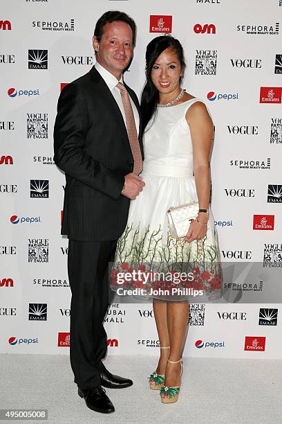 Guests attends the Gala event during the Vogue Fashion Dubai Experience 2015 at Armani Hotel Dubai on October 30, 2015 in Dubai, United Arab Emirates.